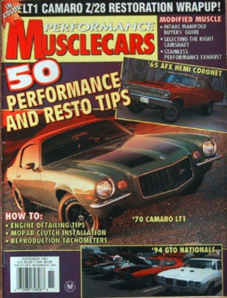 PERFORMANCE MUSCLECARS 1994 NOV - HEMI A/FX, W30, 421
